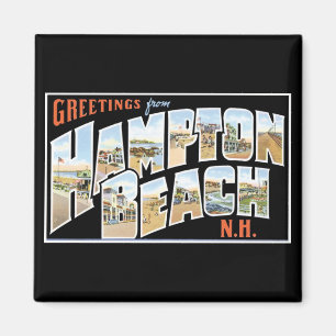 Grüße von Hampton-Strand, New Hampshire! Magnet