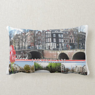 Grüße von Holland - Amsterdam Lendenkissen
