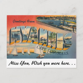 Grüße von Hyannis Postkarte
