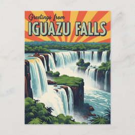 Grüße von Iguazu Falls Postkarte