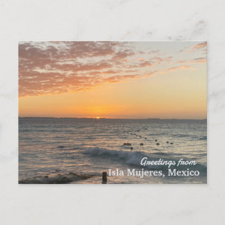 Grüße von Isla Mujeres Postcard Postkarte