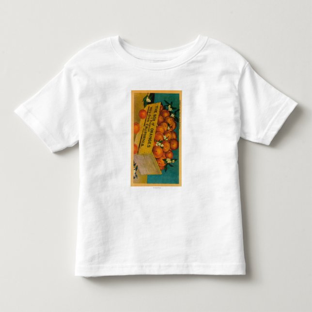 Grüße von Kalifornien, Kasten von OrangesState Kleinkind T-shirt (Vorderseite)