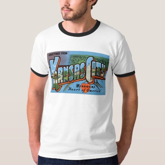 Grüße von Kansas City! T-Shirt (Vorderseite)