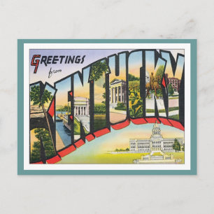 Grüße von Kentucky Postkarte