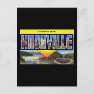 Grüße von Knoxville Tennessee Postkarte
