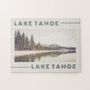 Grüße von Lake Tahoe Retro Style Postkarte