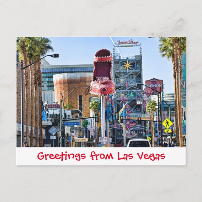 Grüße von Las Vegas Postkarte (Vorderseite)