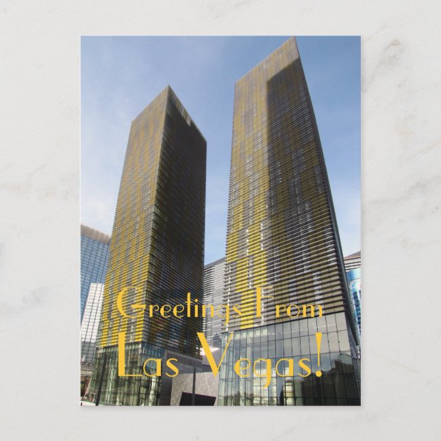 Grüße von Las Vegas! Postkarte (Vorderseite)