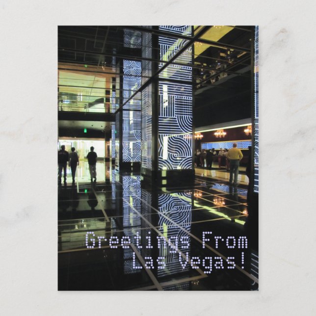Grüße von Las Vegas! Postkarte (Vorderseite)