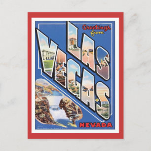 Grüße von Las Vegas Postkarte