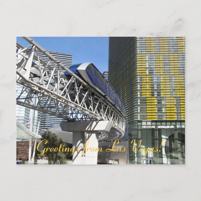 Grüße von Las Vegas! Postkarte (Vorderseite)