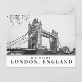 Grüße von London Tower Bridge Postcard Postkarte