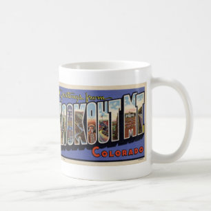 Grüße von Lookout Mountain, CO Postkarten-Mug Kaffeetasse