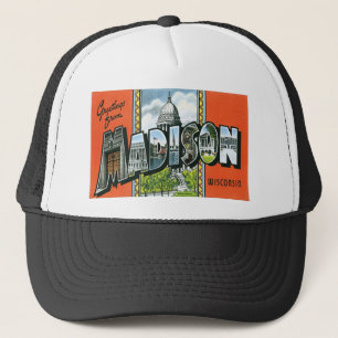 Grüße von Madison, Wisconsin! Truckerkappe