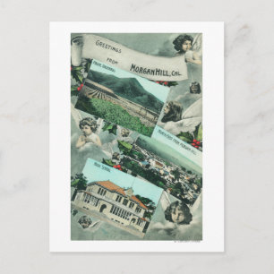 Grüße von mit Landschaftlicher Aussicht Postkarte