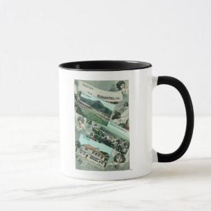 Grüße von mit Landschaftlicher Aussicht Tasse