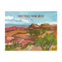 Grüße von Moab Utah Red Rock Südwestwüste