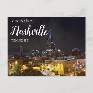 Grüße von Nashville Tennessee Postcard Postkarte