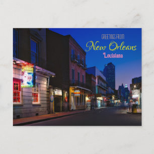 Grüße von New Orleans Louisiana Postcard Postkarte