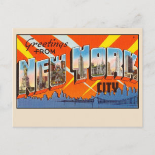 Grüße von New York City Postkarte