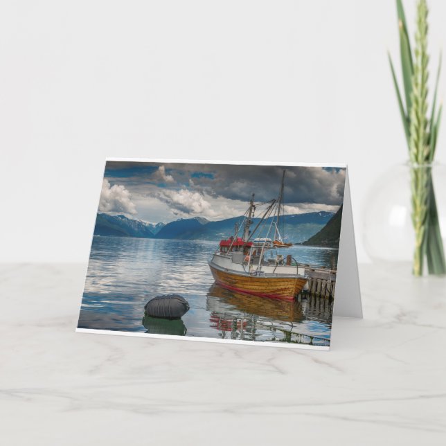 Grüße von Norwegen Karte (Vorderseite)