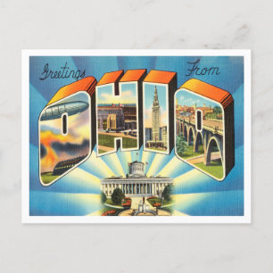 Grüße von Ohio Reise-Postkarte Postkarte