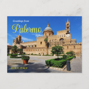 Grüße von Palermo Postkarte Italien