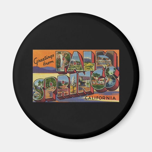 Grüße von Palm Springs California Magnet (Vorne)
