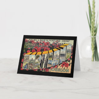 Grüße von Portland Oregon Karte