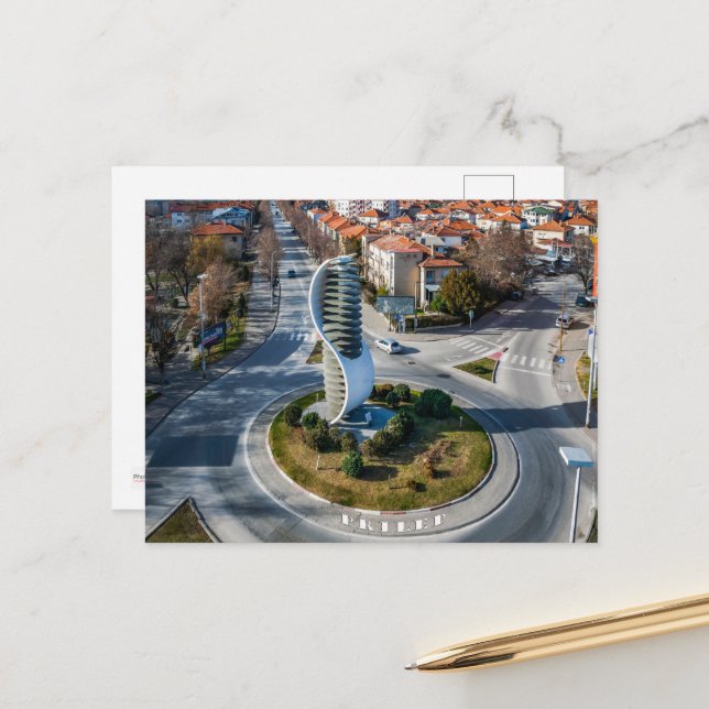 Grüße von Prilep, Mazedonien Postcard Postkarte (Vorderseite/Rückseite Beispiel)
