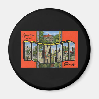 Grüße von Rockford Illinois Magnet