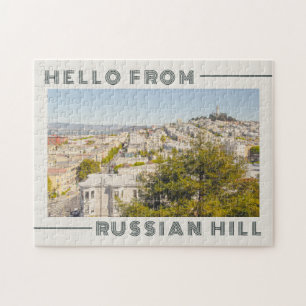 Grüße von Russian Hill San Francisco Retro