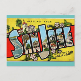 Grüße von San Jose California Travel Postkarte