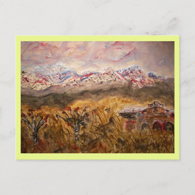 Grüße von Santa Fe Postkarte (Vorderseite)