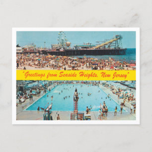 Grüße von Seaside Heights, New Jersey Reise Postkarte