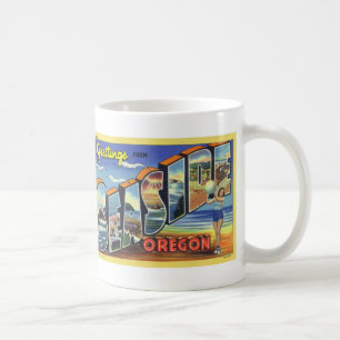Grüße von Seaside OR Coffee Postcard Tasse