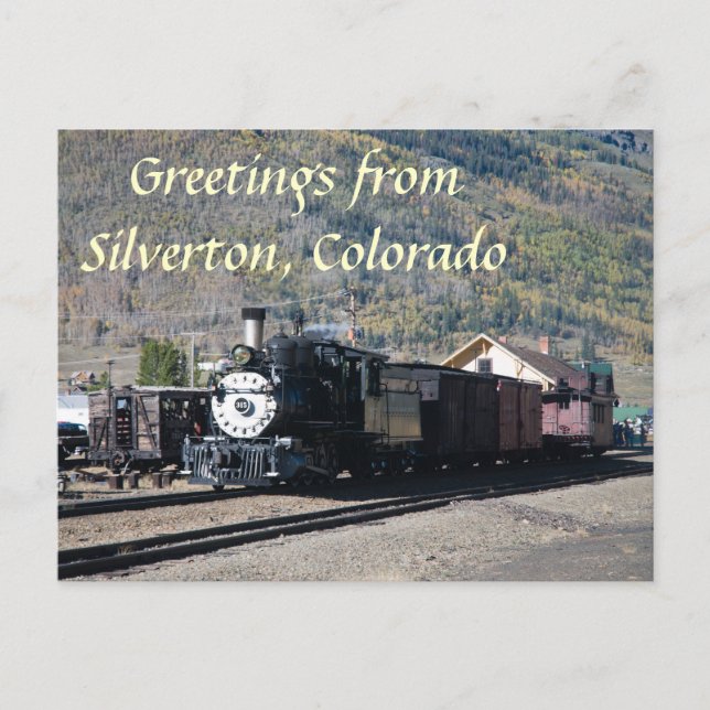 Grüße von Silverton, Colorado Postkarte (Vorderseite)