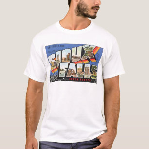 Grüße von Sioux Falls South Dakota, Vintag T-Shirt