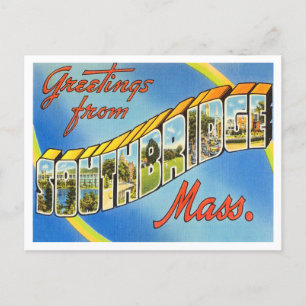Grüße von Southbridge, Massachusetts Travel Postkarte