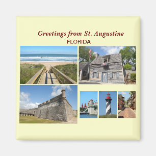 Grüße von St. Augustine, Florida Magnet