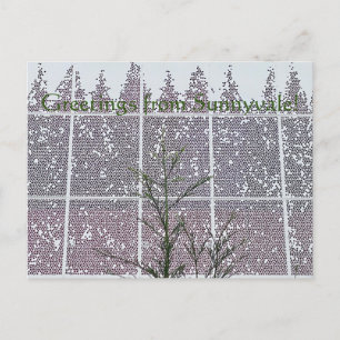 Grüße von Sunnyvale! Postkarte
