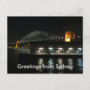 Grüße von Sydney Bridge Postkarte