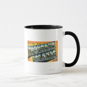 Grüße von tausend Inseln, New York Tasse