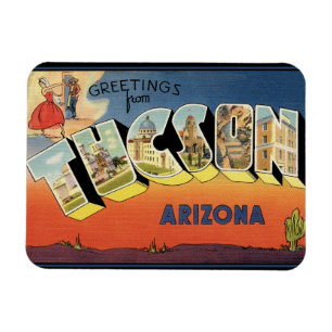Grüße von Tucson Arizona Magnet