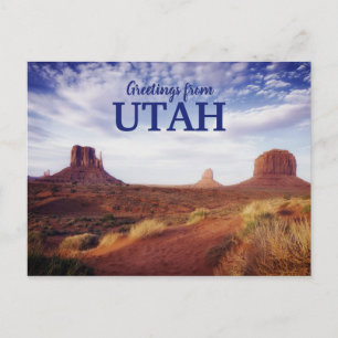 Grüße von Utah Desert Reise Postkarte