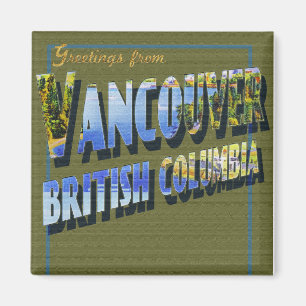 Grüße von Vancouver-Magneten Magnet