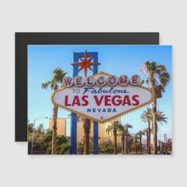 Grüße von Vegas Postcard Magnetkarte