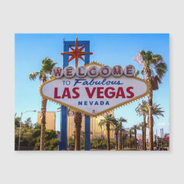 Grüße von Vegas Postcard Magnetkarte
