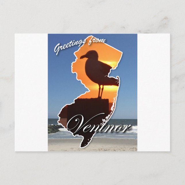 Grüße von Ventnor Postkarte (Vorderseite)