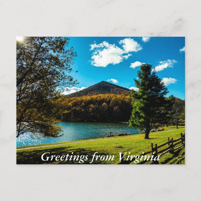 Grüße von Virginia Postcard Postkarte (Vorderseite)